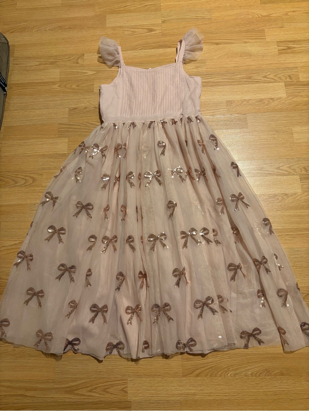 “Sparkle in Pink” maxi dress size 14-16